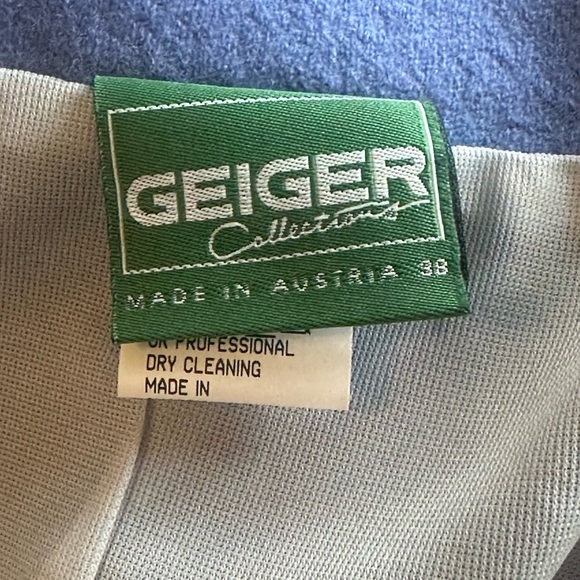 GEIGER | 100% New Wool Knee Length Fit and Flare Skirt - Picture 4 of 5